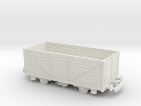 HO/OO Lionel Style 7-Plank Wagon Bachmann v2 in White Natural Versatile Plastic