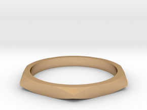 nut ring all sizes, multisize in Polished Bronze: 5 / 49
