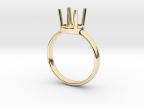 diamond ring size all sizes in 14K Yellow Gold: 5.5 / 50.25