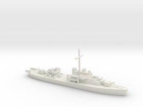 1/600 Scale USCG Owasco-class cutter in White Natural Versatile Plastic