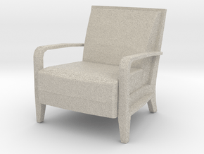 Serengeti Lounge Chair 1:24 scale in Natural Sandstone