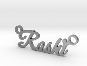 Rashi Pendant in Natural Silver