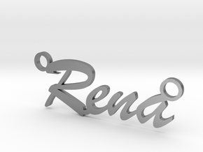 Rena Pendant in Natural Silver