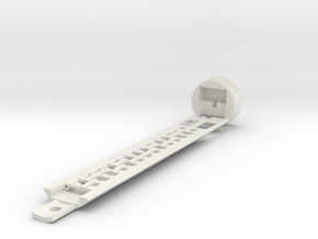 Force Ghost Lower Chassis 1/7 (Required) in White Natural Versatile Plastic