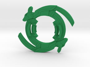 Beyblade Thunderoo | Anime Attack Ring in Green Processed Versatile Plastic