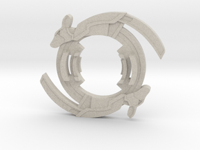 Beyblade Thunderoo | Anime Attack Ring in Natural Sandstone