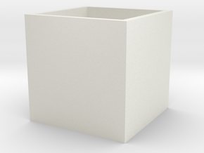 3 Box in White Natural Versatile Plastic