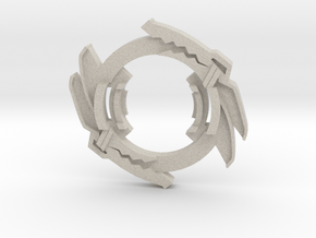 Beyblade Trygator-1 | Anime Attack Ring in Natural Sandstone