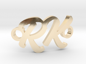 RK Bracelet in 14k Gold Plated Brass