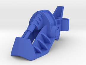 Custom Metru Foot in Blue Processed Versatile Plastic