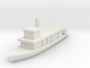 1/700 Paddle Tug in White Natural Versatile Plastic