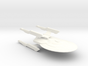 USS Stargazer in White Smooth Versatile Plastic
