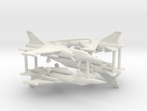 Mirage F1C (Loaded) in White Natural Versatile Plastic: 1:350