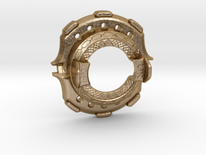 Upper-Knuckle DB Disk in Polished Gold Steel