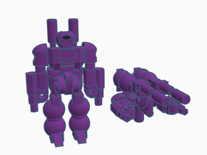 Logos Prime RoGunner in Purple Processed Versatile Plastic