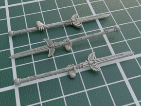 Power Spears for Blood Angels - x 6-12 in Smooth Fine Detail Plastic: d3