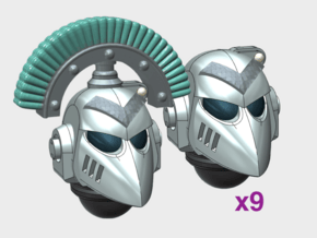 10 Chevron - G:6 Crow Squad Helmets in Tan Fine Detail Plastic