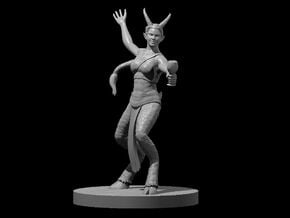 Satyr Female Bard 2 in Tan Fine Detail Plastic