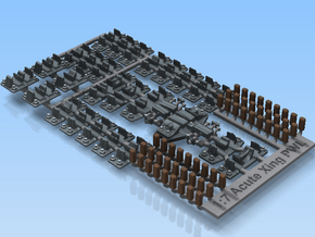 1:7 Common Xing with PWL Chairs in Tan Fine Detail Plastic