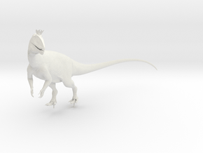 Triumphant Cryolophosaurus (Dinosaur only: Medium) in White Natural Versatile Plastic: Medium