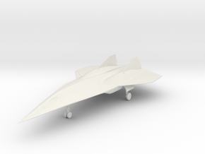 Lockheed Martin "Darkstar" w/Landing Gear in White Natural Versatile Plastic: 1:160 - N