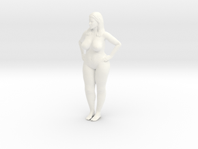 Naked Woman - BBW in White Processed Versatile Plastic