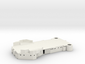 1/100 DKM Prinz Eugen Structure Deck2 Forward in White Natural Versatile Plastic