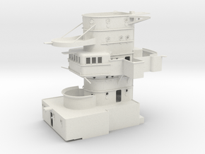 1/100 DKM Prinz Eugen structure Deck4 forward in White Natural Versatile Plastic