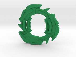 Beyblade Tyranno | Anime Attack Ring in Green Processed Versatile Plastic