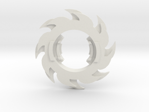 Beyblade Nightmare Slayer | Concept Attack Ring in White Natural Versatile Plastic