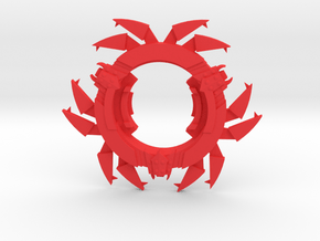 Beyblade Nightmare Phantom Spider | Concept AR in Red Processed Versatile Plastic