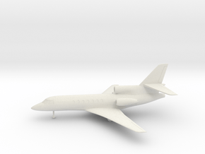 Dassault Falcon 50 in White Natural Versatile Plastic: 1:64 - S