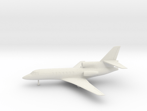 Dassault Falcon 50 in White Natural Versatile Plastic: 1:100