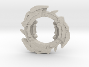 Beyblade Nightmare Tyranno | Concept Attack Ring in Natural Sandstone