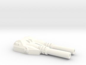 TF G1 Scorpion City Cannon in White Smooth Versatile Plastic: Small