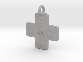  Playstation Controller Buttons Pendant v2 in Aluminum