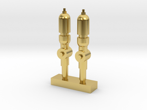OO scale NWR #1 Whistle in Polished Brass