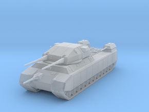 Ratte P1000 LandKreuzer tank concept WW2 in Smoothest Fine Detail Plastic: 1:400