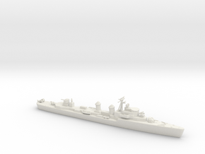 1/700 Scale French Navy T 47-class ASW in White Natural Versatile Plastic