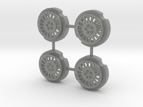 Dodge Charger wheels 1/43 in Gray PA12
