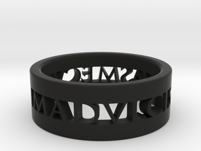 Anima Redux · Roman Ring in Black Premium Versatile Plastic: 5.25 / 49.625
