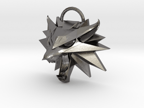 Witcher 3 Wild Hunt Medallion (Solid, Not Hollow) in Processed Stainless Steel 316L (BJT)