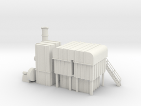 'N Scale' - Organic Vapor Air Cleaner in White Natural Versatile Plastic