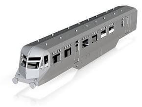 0-148fs-gwr-railcar-33-1a in Tan Fine Detail Plastic