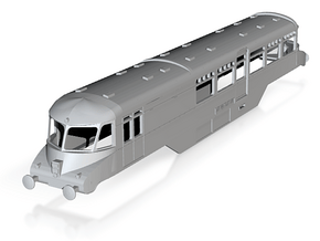 o-120fs-gwr-railcar-no18 in Tan Fine Detail Plastic