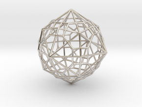 0495 Truncated Cuboctahedron + Dual in Platinum