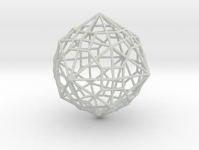0495 Truncated Cuboctahedron + Dual in Matte High Definition Full Color