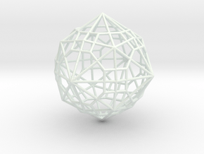 0495 Truncated Cuboctahedron + Dual in Smooth Full Color Nylon 12 (MJF)