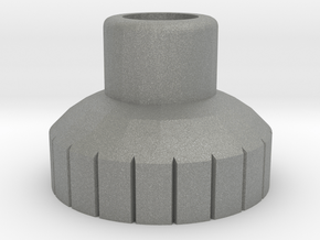 PRNT3D 4mm Bottle Nip [Long] in Gray PA12