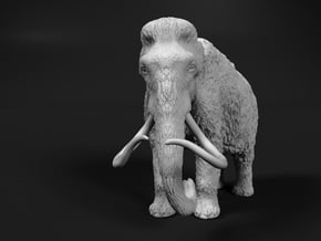 Woolly Mammoth 1:87 Standing Female (mirrored) in Tan Fine Detail Plastic